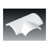 Taposócsatorna T-idom fedél LO50-hez 14mmx 50mmx alap+fedél műanyag fényesfehér LO KOPOS